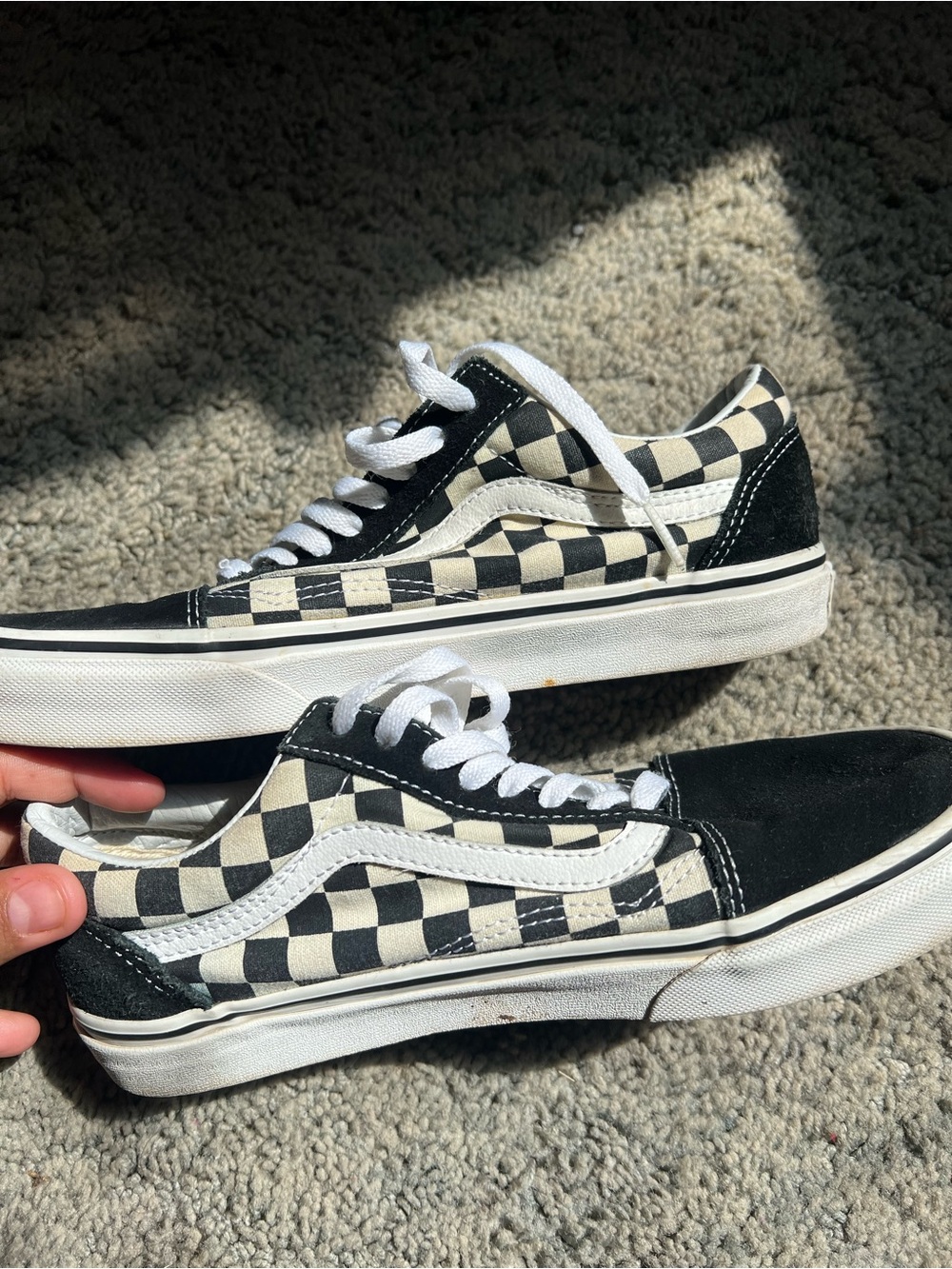 Vans Black & White Checkerboard Old Skool Sneakers